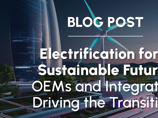 Electrification for a Sustainable Future