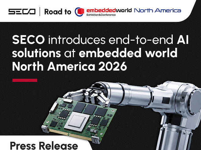 SECO introduces end-to-end AI solution at embedded world North America 2026